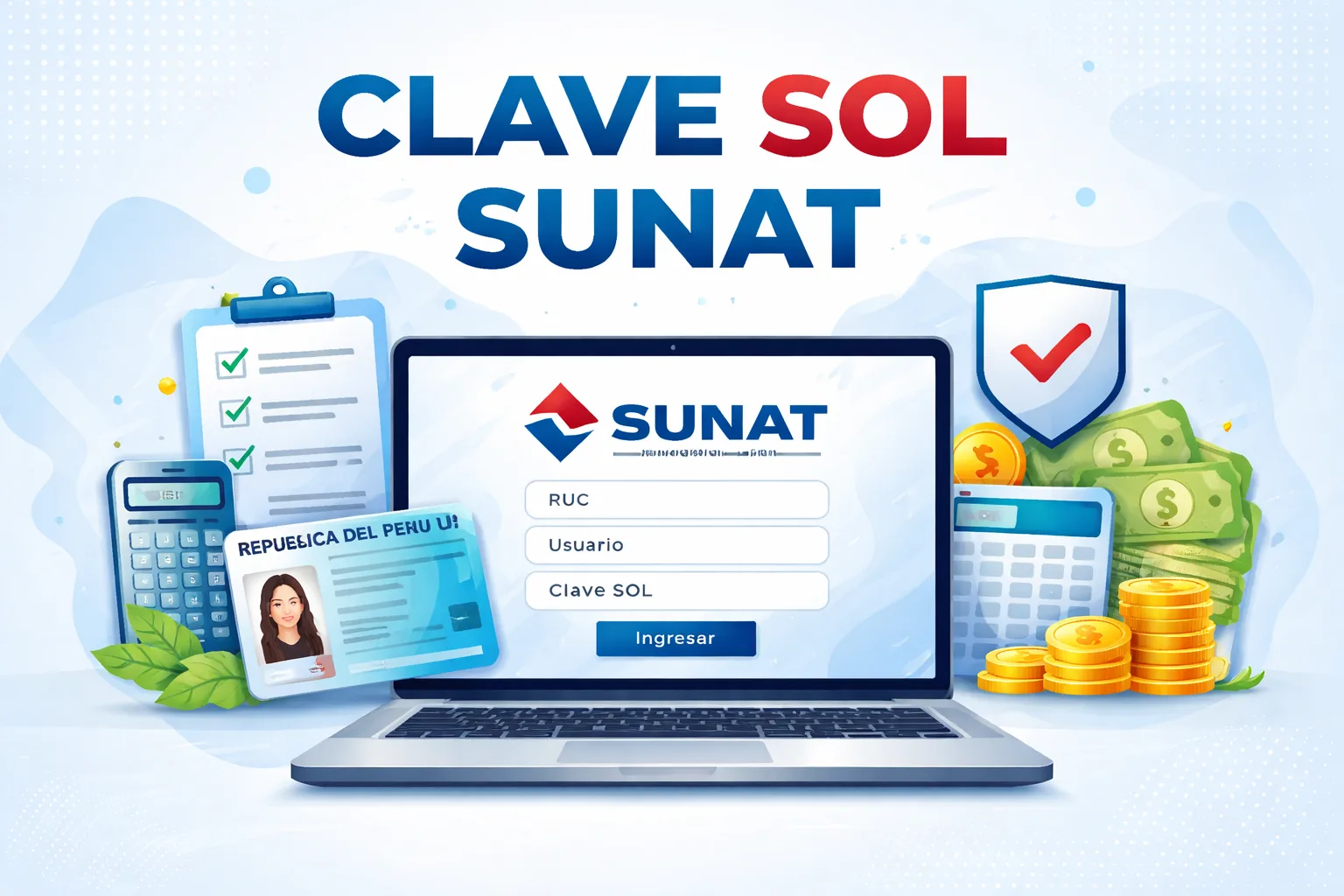 Cómo obtener clave SOL SUNAT